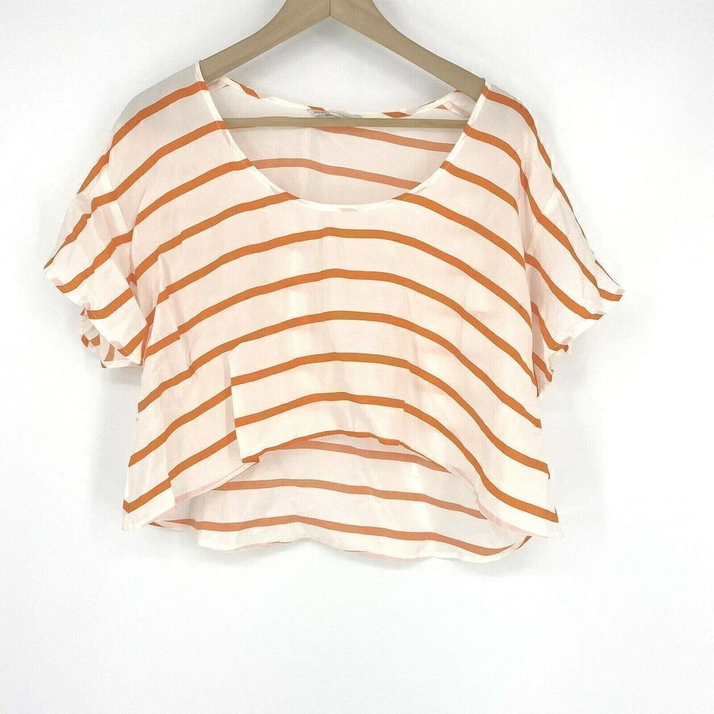 Rebecca Minkoff Top Stripe Audrina Crop